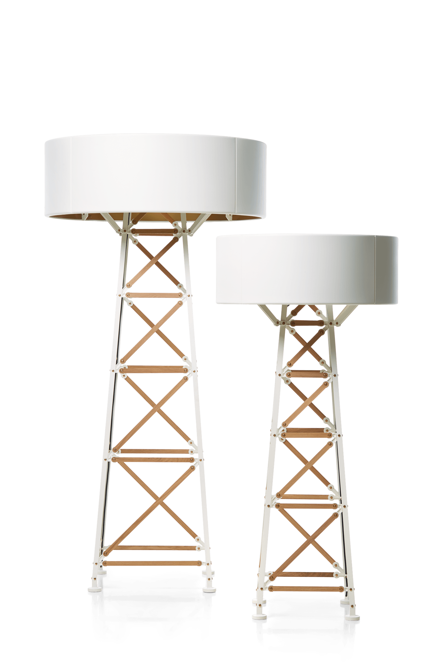 Construction Lamp two sizes white