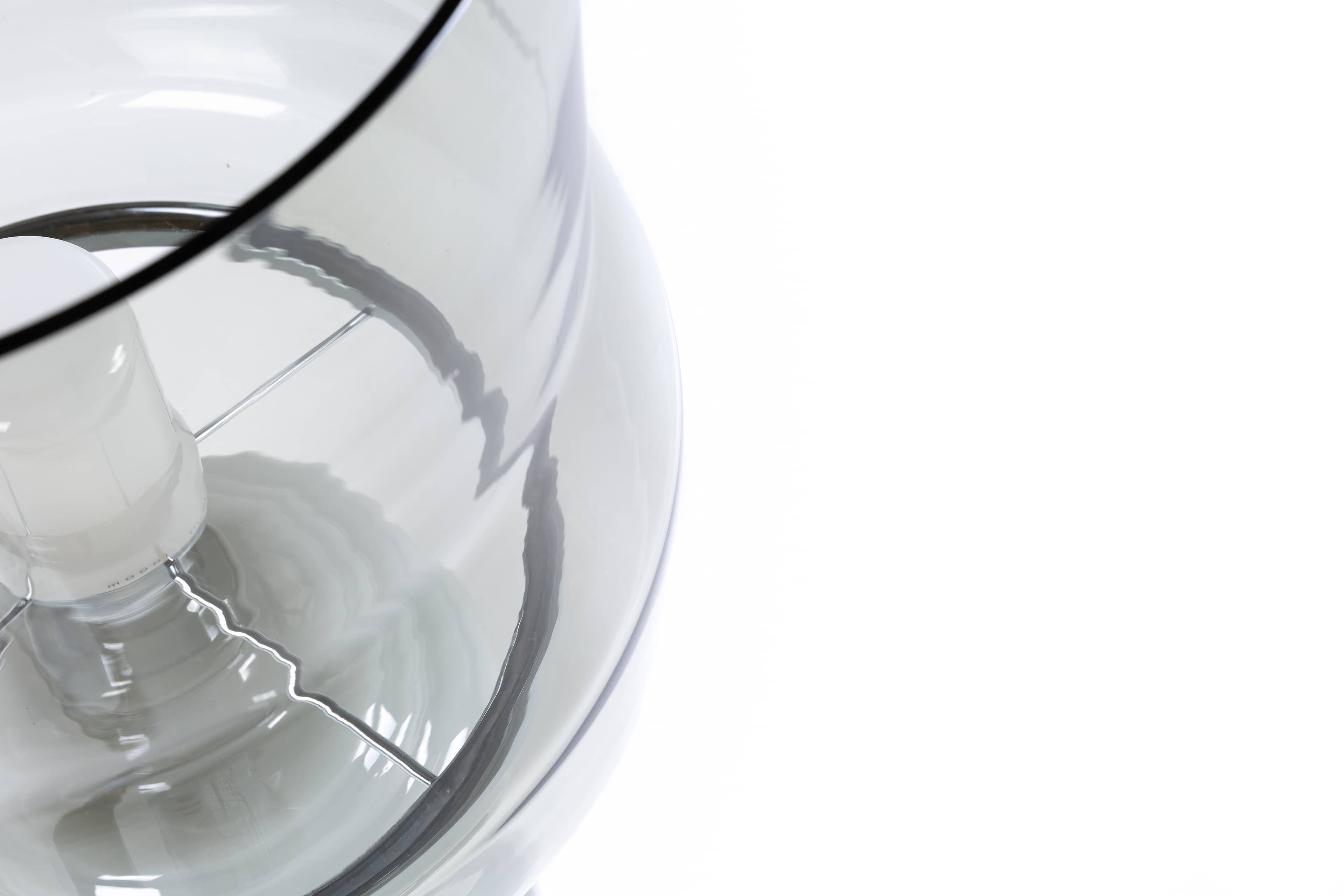 Kaipo TOO table lamp Pewter grey detail glass 2