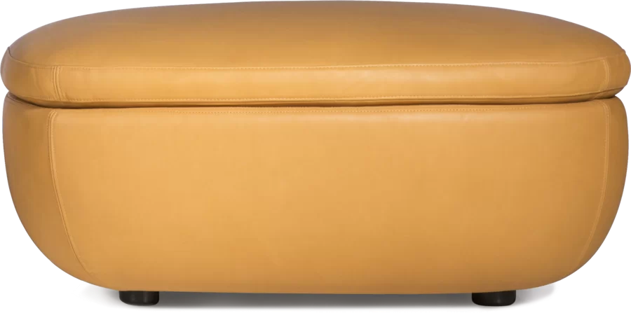 Bart footstool in cervino leather 