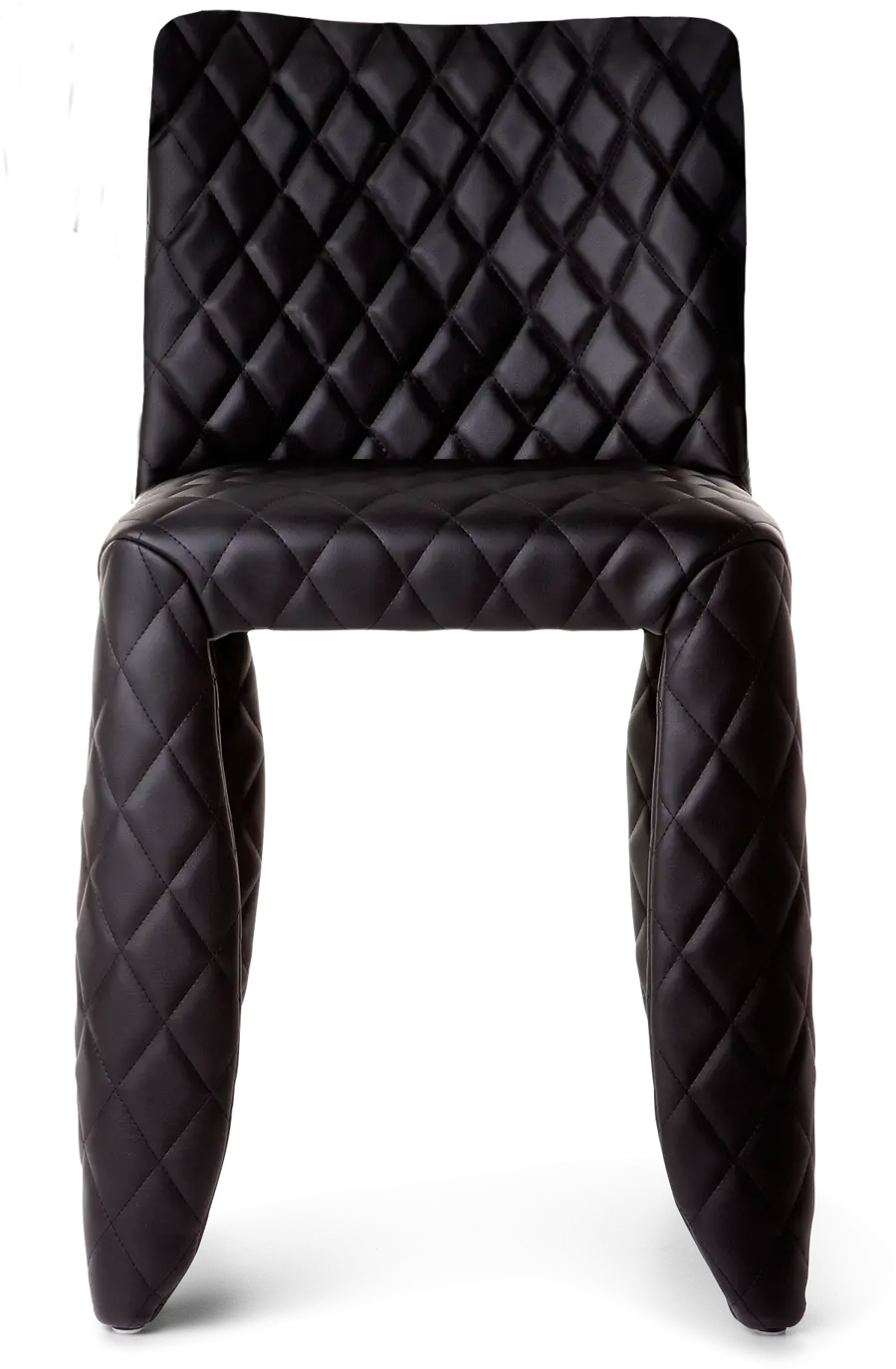 Monster Chair black leather front side