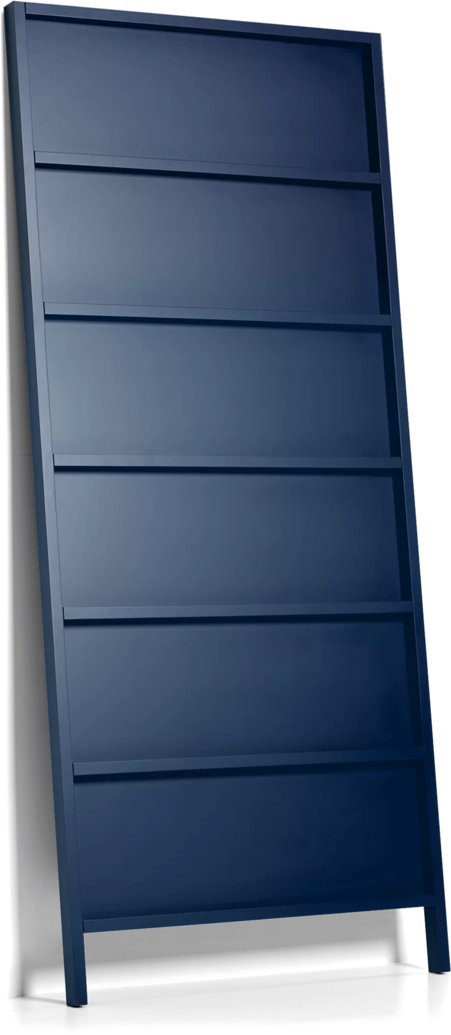 Oblique Big bookshelf sapphire blue