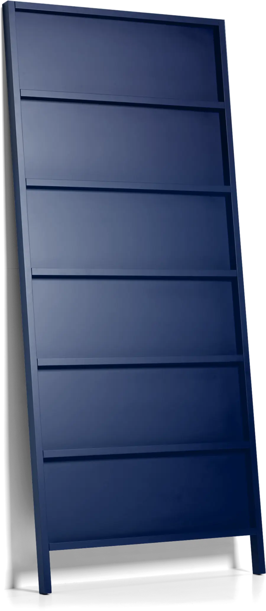 Oblique Big bookshelf grey blue