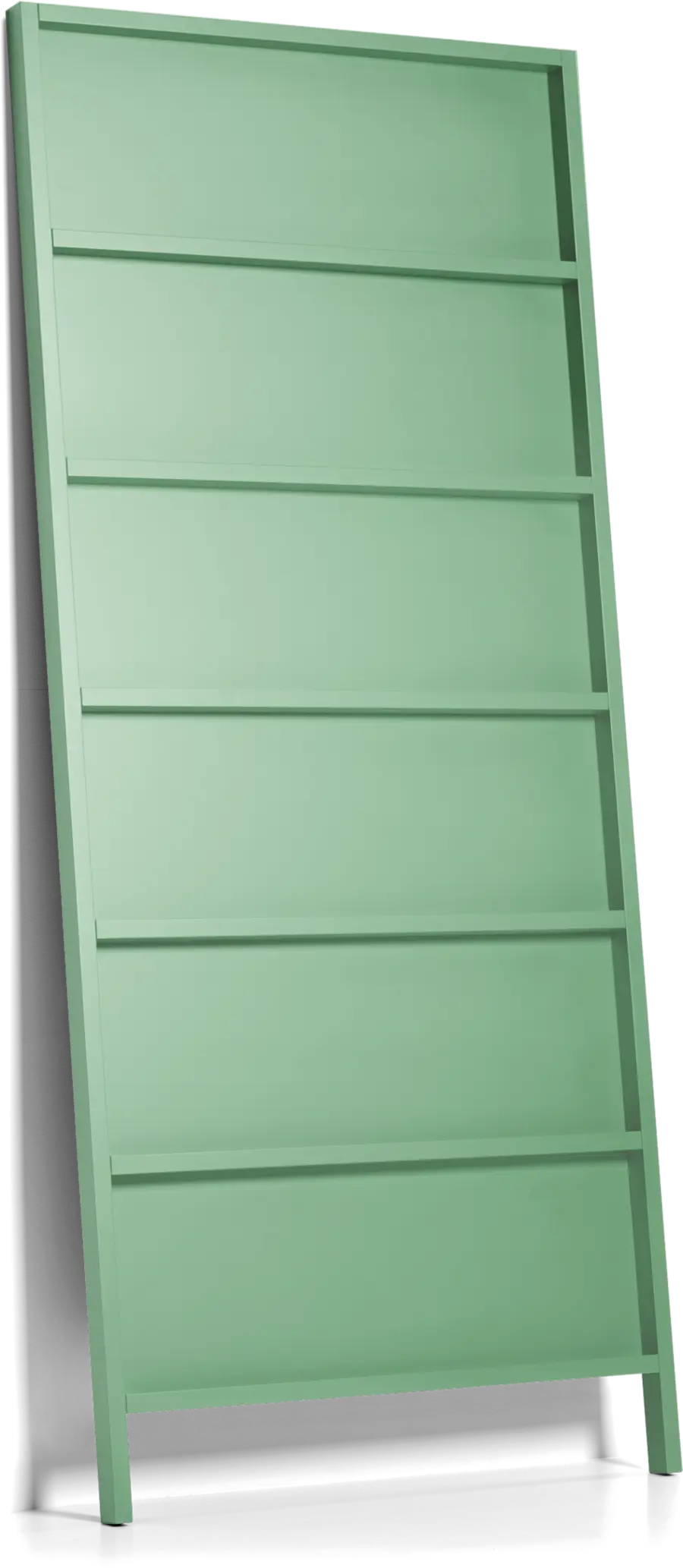 Oblique Big bookshelf pale green