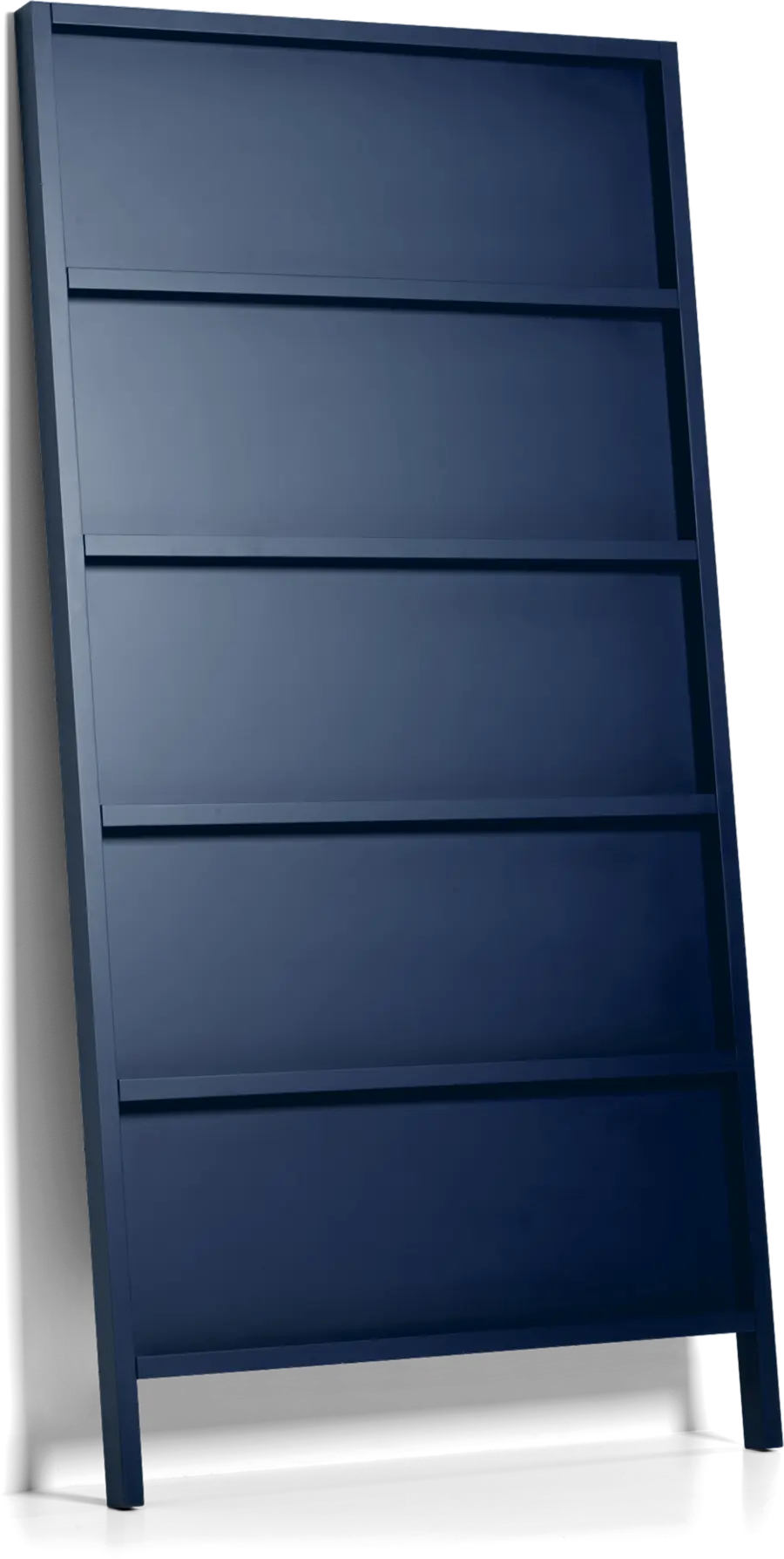 Oblique Small bookshelf sapphire blue
